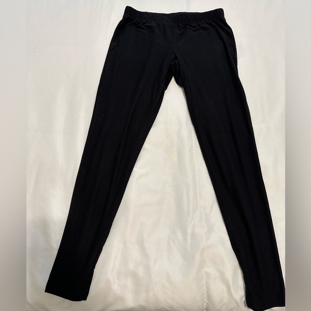 MUK LUKS Women's Unlined Leggings, Black, size Small